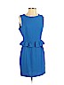 Topshop 100% Polyester Blue Casual Dress Size 6 - photo 1