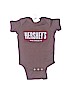 Rabbit Skins 100% Cotton Brown Short Sleeve Onesie 3-6 MO / 6 MO - photo 1