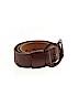 Unbranded 100% Leather Solid Brown Leather Belt Size L - photo 1