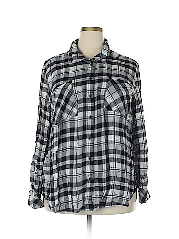 Lane Bryant Long Sleeve Button-Down Shirt (view 1)