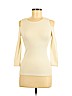 Ann Taylor 100% Cotton Ivory 3/4 Sleeve Top Size XS (petite) - photo 1