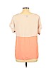 Forever 21 100% Polyester Pink Short Sleeve Blouse Size L - photo 2