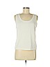St. John Sport Ivory Sleeveless Blouse Size M - photo 1