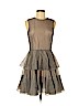Alexander McQueen 100% Polymide Tan Casual Dress Size EU (IT) 42 / US 6 - photo 1