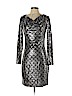 MICHAEL Michael Kors Silver Cocktail Dress Size S - photo 1