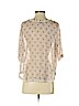 Free People 100% Polyester Ivory Short Sleeve Blouse Size XS (petite) - photo 2