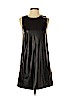 Lisa Perry 100% Leather Black Casual Dress Size 2 - photo 1