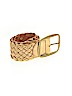 LP by Linea Pelle 100% Leather Metallic Gold Leather Belt Size S - photo 1