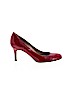 VANELi 100% Leather Red Heels Size 8 1/2 (narrow) - photo 1