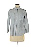 Theory 100% Cotton Blue Long Sleeve Button-Down Shirt Size M - photo 1