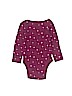 Old Navy 100% Cotton Purple Long Sleeve Onesie Size 6-9 mo - photo 2