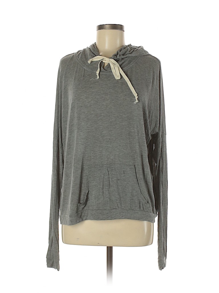 Brandy Melville Gray Pullover Hoodie One Size - 66% off | thredUP