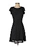 H&M 100% Polyester Black Casual Dress Size 4 - photo 1