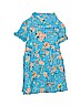 Baby Gap 100% Rayon Floral Blue Dress Size 3Y - photo 2
