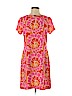 Banana Republic 100% Polyester Pink Casual Dress Size 8 (petite) - photo 1
