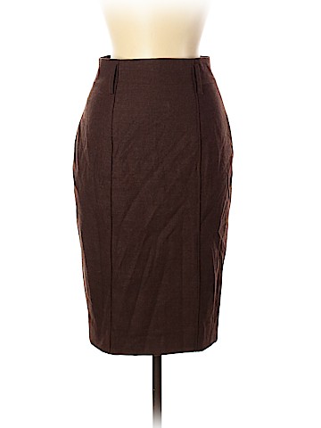Yves Saint Laurent Rive Gauche Wool Skirt (view 1)