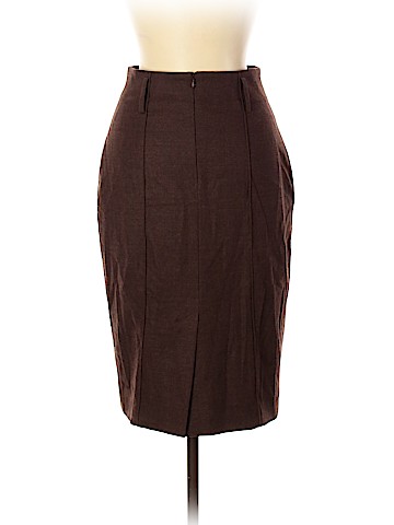 Yves Saint Laurent Rive Gauche Wool Skirt (view 2)