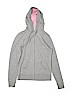 SO 100% Cotton Solid Gray Zip Up Hoodie Size M (kids) - photo 1