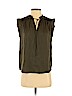 Ann Taylor LOFT 100% Polyester Green Short Sleeve Blouse Size S (petite) - photo 1