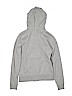 SO 100% Cotton Solid Gray Zip Up Hoodie Size M (kids) - photo 2
