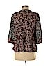 Braeve 100% Polyester Burgundy 3/4 Sleeve Blouse Size S - photo 2
