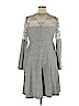 Torrid Gray Casual Dress Size 1X Plus (1) - photo 2