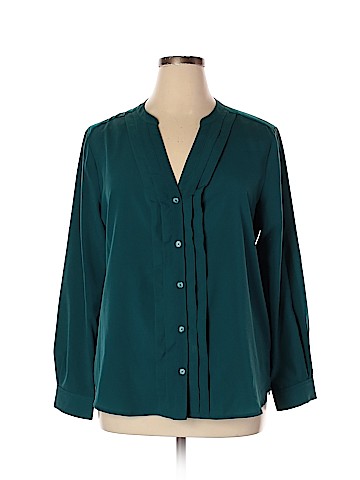 Banana Republic Factory Store Long Sleeve Blouse (view 1)