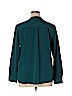 Banana Republic Factory Store 100% Polyester Teal Long Sleeve Blouse Size XL - photo 2