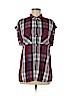 Rails 100% Rayon Red Short Sleeve Button-Down Shirt Size M - photo 1