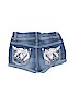 Vanilla Star Solid Blue Denim Shorts Size 10 - photo 2