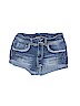Vanilla Star Solid Blue Denim Shorts Size 10 - photo 1