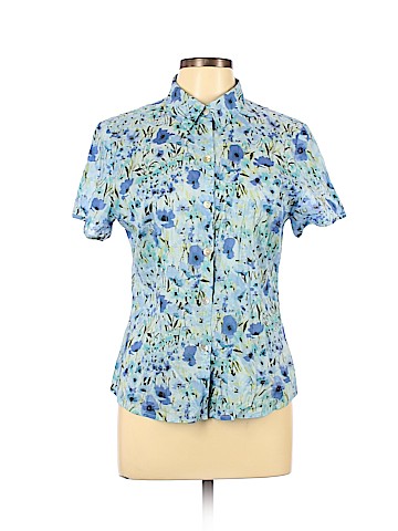 Crazy Horse by Liz Claiborne Short Sleeve Button-Down Shirt (view 1)