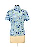 Crazy Horse by Liz Claiborne 100% Cotton Blue Short Sleeve Button-Down Shirt Size 12 - photo 2