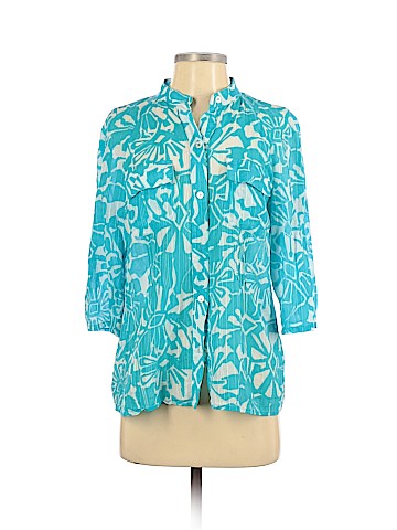 Trina Turk 3/4 Sleeve Button-Down Shirt (view 1)