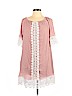 Mlle Gabrielle 100% Polyester Pink Casual Dress Size L (petite) - photo 1