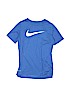 Nike 100% Polyester Graphic Blue Active T-Shirt Size S (youth) - photo 1
