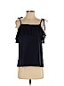 Ann Taylor LOFT 100% Cotton Blue Sleeveless Top Size XS (petite) - photo 1