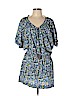 Rebecca Taylor 100% Silk Blue Casual Dress Size 10 - photo 1