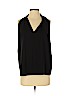 Diane von Furstenberg 100% Polyester Black Sleeveless Blouse Size S - photo 1