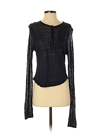 Vince. Long Sleeve Henley (view 1)