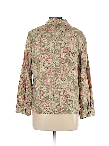 Alfred Dunner Long Sleeve Button-Down Shirt (view 2)