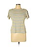 Ann Taylor Gray Short Sleeve Top Size L - photo 1