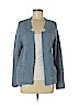 Kim Rogers 100% Acrylic Blue Cardigan Size M (petite) - photo 1