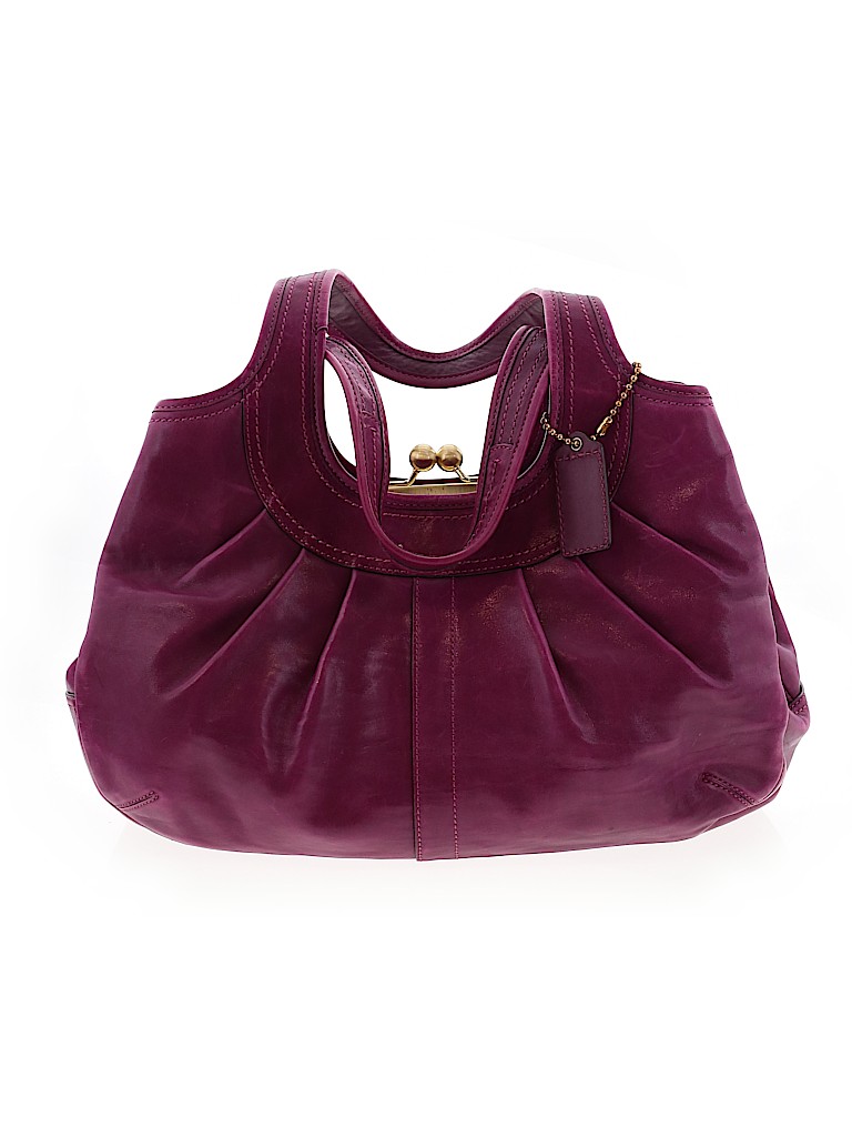 Coach 100% Leather Pink Leather Shoulder Bag One size - photo 1