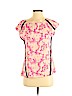 Banana Republic 100% Polyester Pink Short Sleeve Blouse Size XS (petite) - photo 1
