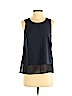 Banana Republic Factory Store 100% Polyester Blue Sleeveless Blouse Size S (petite) - photo 1