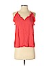 Rebecca Taylor 100% Silk Pink Sleeveless Silk Top Size 2 - photo 1