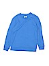 Old Navy 100% Cotton Solid Blue Sweatshirt Size 10 - 12 - photo 1