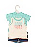 Bundles 100% Cotton Blue Short Sleeve T-Shirt Size 0-3 mo - photo 2