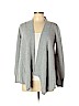 Bloomingdale's 100% Cashmere Gray Cashmere Cardigan Size M - photo 1